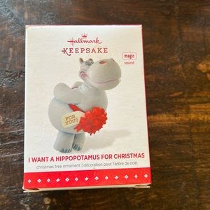 Hallmark keepsake I want a hippopotamus for Christmas